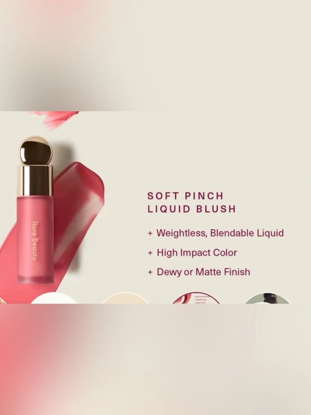 Rare Beauty LOVE liquid blush